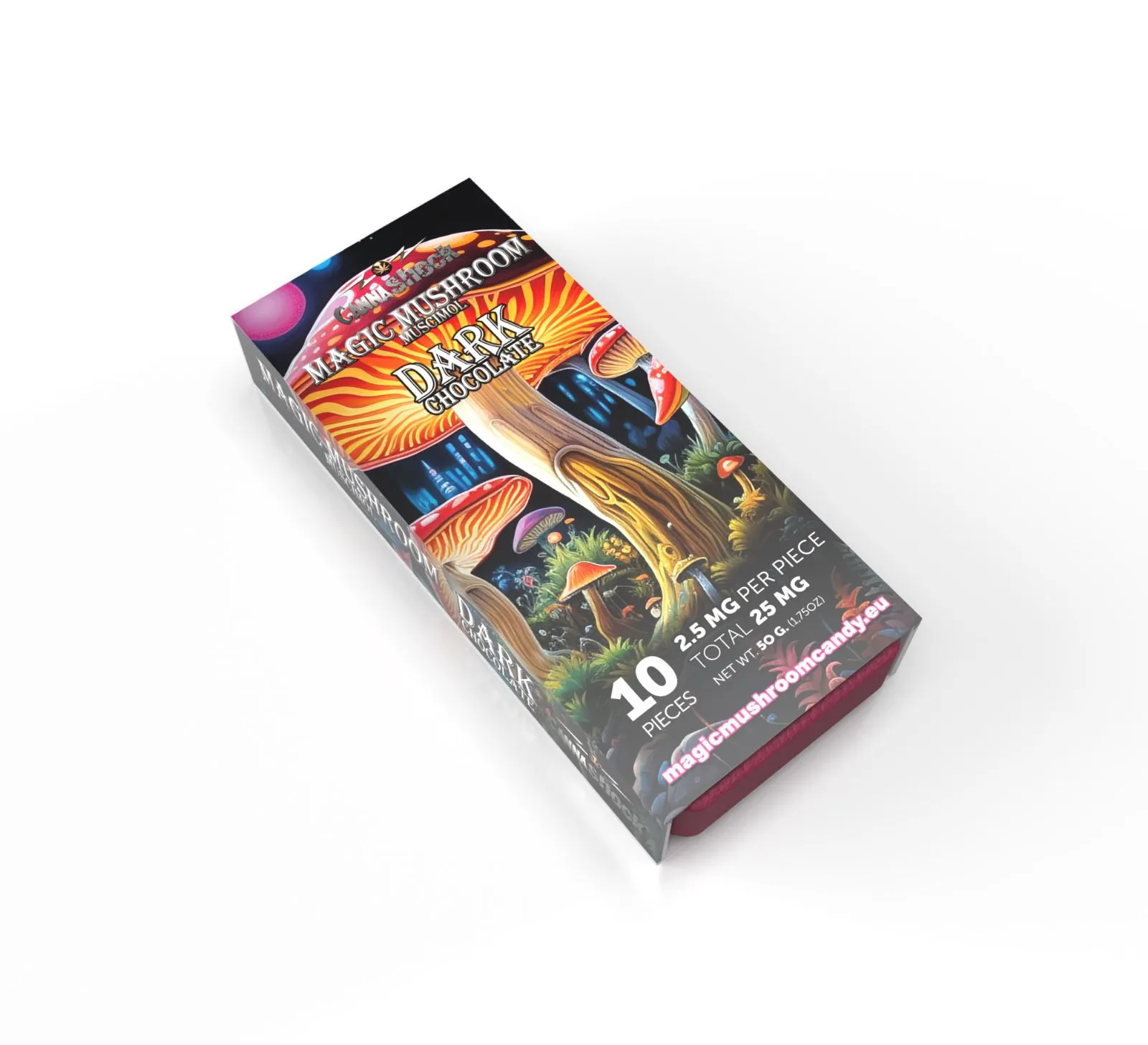 Cannashock Magic Mushroom Dark Chocolate Bar